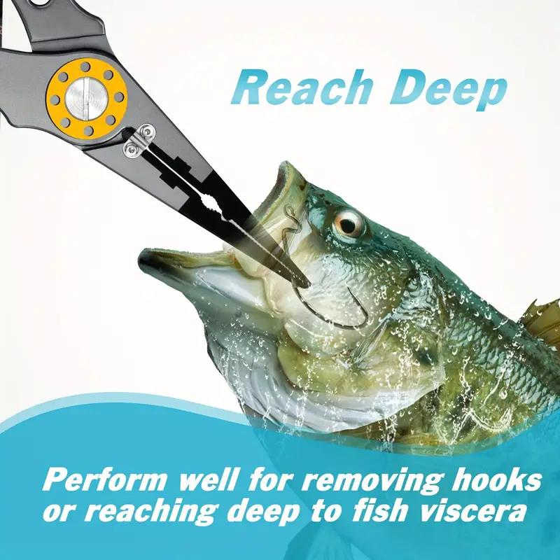 Рыболовные плоскогубцы, резак для лески, многофункциональный узел, ножницы из алюминиевого сплава, для удаления крючков, 150 г, 20 см, рыболовное снаряжение