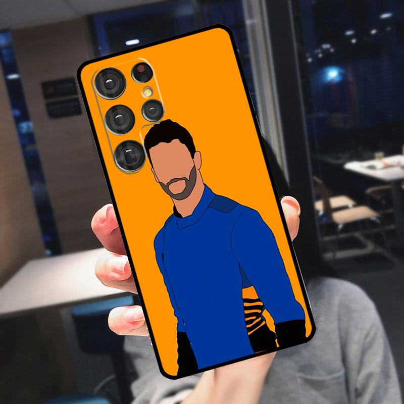 Daniel Ricciardo Case For Samsung Galaxy S23 S22 S21 Ultra S20 FE Note 10 20 S8 S9 S10 Plus Phone Cover