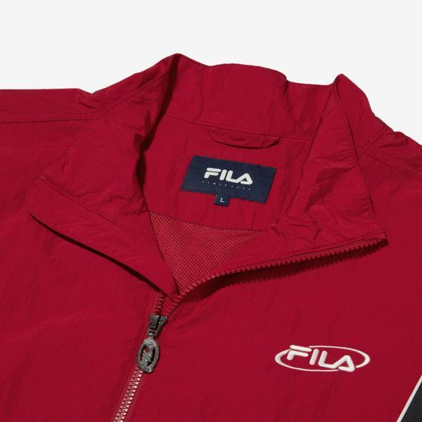 Fila Ветровка с цветовыми блоками и сетчатой подкладкой с эффектом мятости
