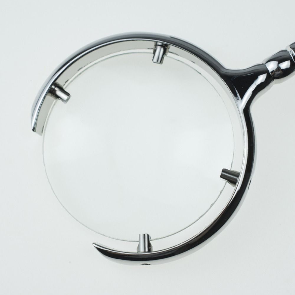 8X Magnifying Glass Metal Crafts Classic Magnifier Optical Elements Handheld Magnifier  Gifts