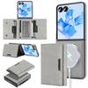 For ZFlip7/ZFold6 Folding Screen Flip Cover Mobile Phone Case 5 Protective 4 Two-in-One Magnetic Card Bag Wallet Thin Matte