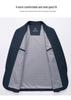 2026 Men's Business Casual Lapel Jacket: Versatile Spring/Autumn Wear for Middle-aged Styles