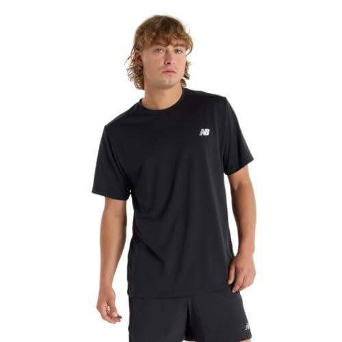 Спортивная футболка с коротким рукавом New Balance MT51801 Дышащая быстросохнущая футболка для тренировок