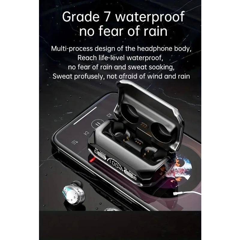 Bluetooth-наушники TWS Беспроводные наушники с шумоподавлением и аккумулятором емкостью 3500 мАч Спортивные гарнитуры с микрофоном
