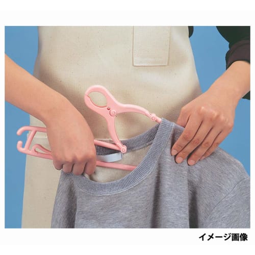 Comolife Jumbo Clip Hangers, Wide, Pearl Blue, 46cm Shoulder Width, Anti-Slip, Neck Stretching, Men's, Pack of 8