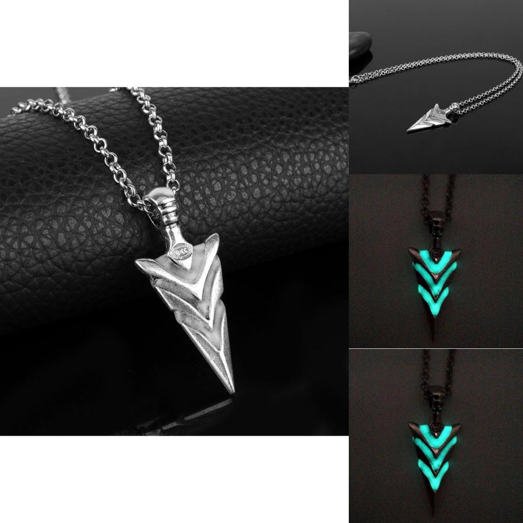 Arrow Luminous Necklace With Alloy Animal Pendant Necklace For Gift And Collectors