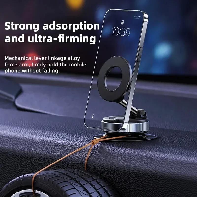 New Foldable Vacuum Adsorption Magnetic Car Phone Holder  Suction Cup Dedicated Navigation Phone Holder%#%#%#%#
