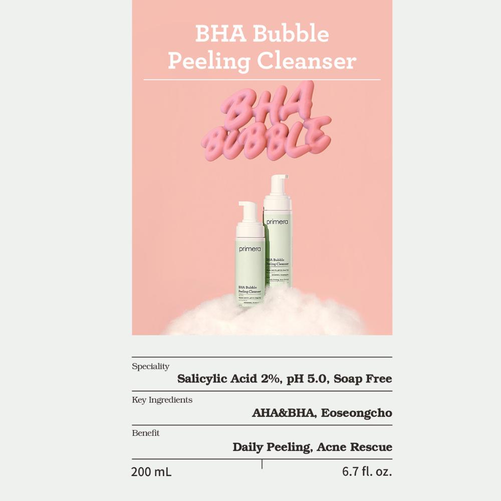 Primera BHA Bubble Peeling Cleanser 200ml