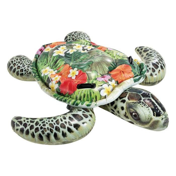 Inflatable Sea Turtle Ride-On Buoy - INTEX - Realistic Design - For Children Ages 3 and Up