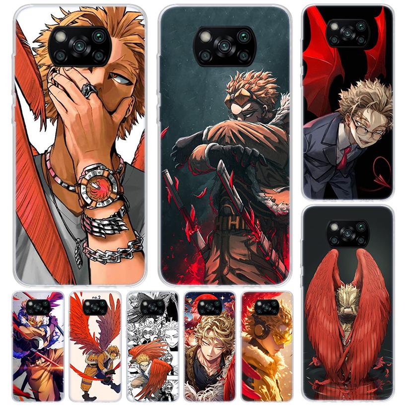 Hawks MHA My Hero A-Academy Cover For Xiaomi Poco X7 X6 X5 Pro X3 Nfc F7 Ultra Phone Case F6 F5 X4 F4 Gt F3 M6 M5S M4 M3 Print S