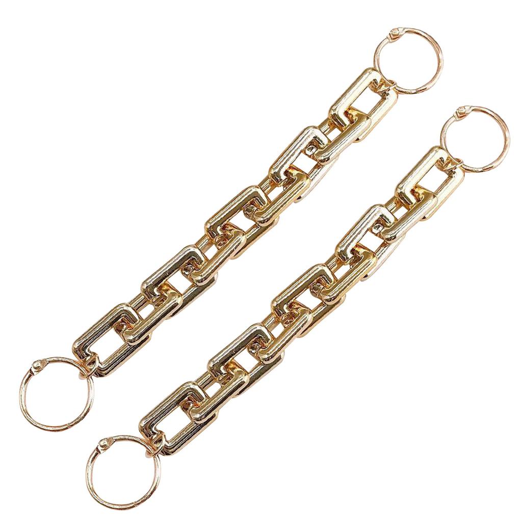 Цепочки для украшения обуви, блестящая металлическая цепочка для подростков, мужчин, женщин, взрослых, аксессуары для обуви