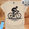 Cycling Graphic T-Shirt, Softstyle Ring-Spun Cotton, Biker Gift