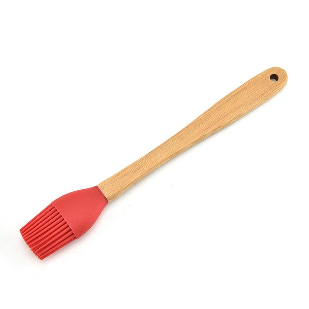 Bakeware Wooden Handle Kicthen Utensils Silicone Non-stick Baking Tools Cake Scraper Spatula Brush