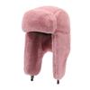 Korean Style Thickened Winter Plush Hat For Men And Women Warm Faux Rabbit Fur Cold Weather Beanie