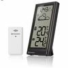 Station Météo - BRESSER - RC Temp - Gris Foncé - Avec Sonde - Thermomètre - Intérieur