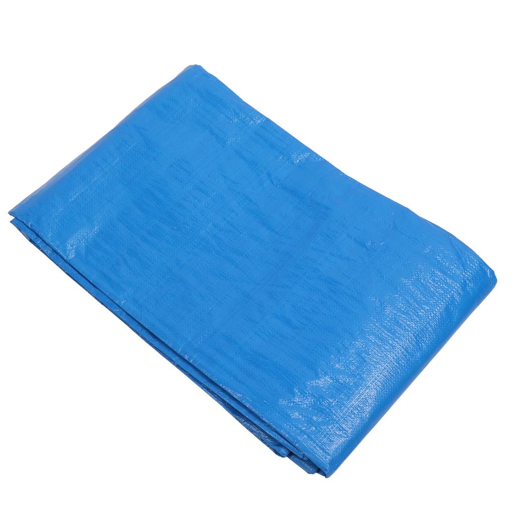 Тяжелый полиэстеровый брезент 6x6 м, синий, водонепроницаемый, устойчивый к УФ-излучению, многоцелевой полиэстеровый брезент