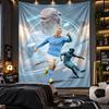Wall Hanging Tapestry Erling Haaland Print Cloth for Living Room Bedroom Home Decor