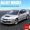 2026 Новый 1:24 Lancer EVO IX EVO9 Спортивный автомобиль Высокодетализированная литая модель автомобиля Модель автомобиля из металлического сплава Детские игрушки Коллекция Подарки Симуляционная игрушка