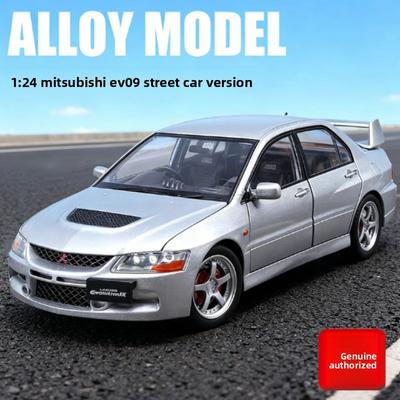 2026 Новый 1:24 Lancer EVO IX EVO9 Спортивный автомобиль Высокодетализированная литая модель автомобиля Модель автомобиля из металлического сплава Детские игрушки Коллекция Подарки Симуляционная игрушка