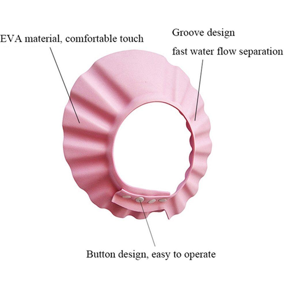 Eye Protection Adjustable Waterproof Baby Shower Caps Shampoo Hat Wash Hair Shield Bath Visor