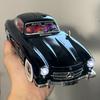 CSYBZ1 1:18 Benz 300SL Classic Retro Vintage Car Alloy Metal Diecast Model Car Collection Hobby Decoration & Display Ornaments Children