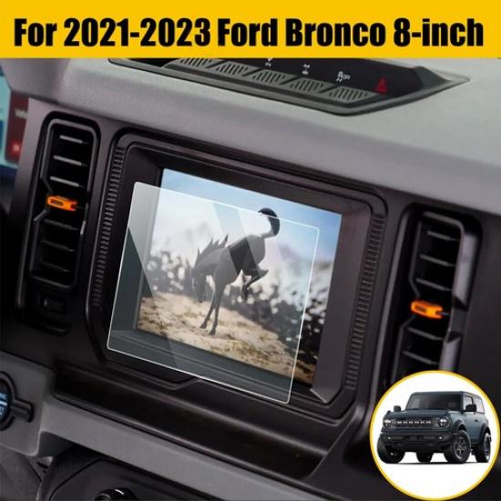 8inch Center Touch Screen Protector Tempered Glass For Ford Bronco 2021-2023