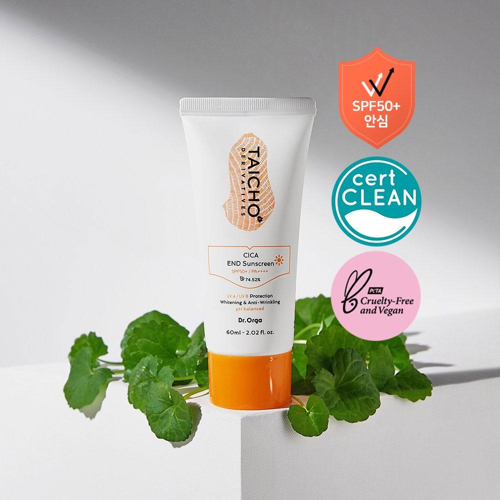 Доктор. Orga Taecho Cica END Солнцезащитный крем 60мл (SPF50 +)