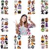Set of 10 Temporary Stickers for Kids Halloween Themed Decals Costume Decoration Waterproof Body Art Accessories