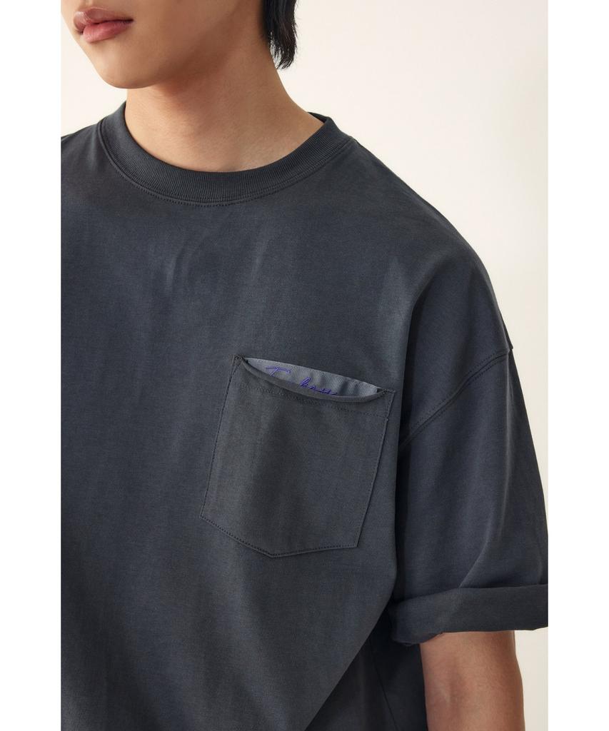 STUDIO TOMBOY [Men] Pocket Detail Short Sleeve T-Shirt_Charcoal 9156222311