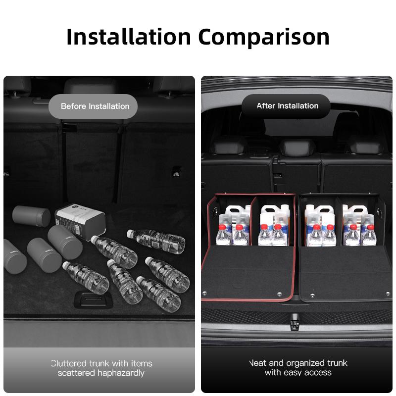 RSTN4 Car Trunk Storage Box Portable Large Capacity Storage Box For Mercedes Benz AMG W203 W206 W220 W205 W211 W212 W201 W168 W169 GLC
