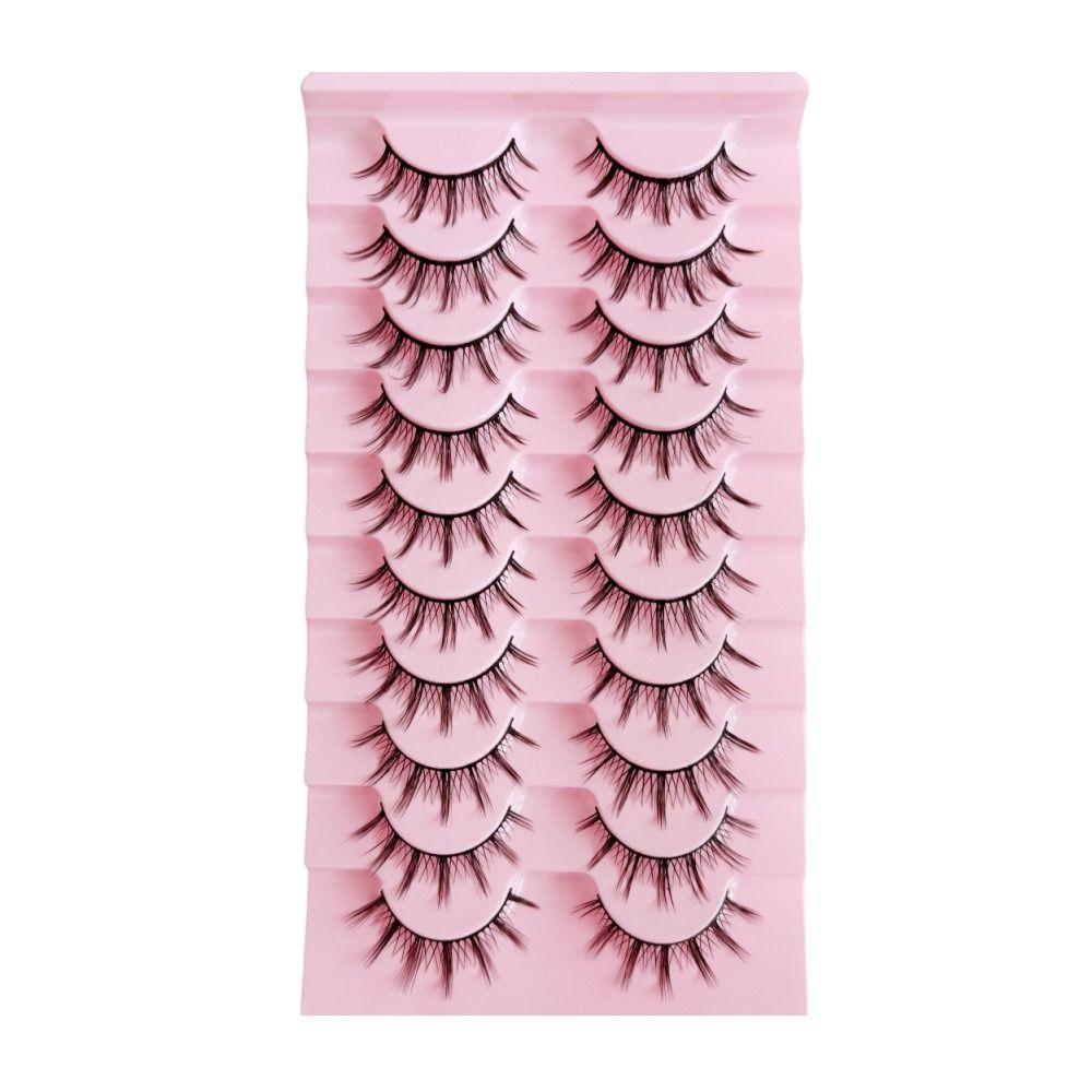 5/10 Pairs Soft False Eyelash Extension Dramatic Mink Eyelashes Beauty Faux Cils Eyelash Extension
