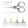 Vintage Style Stainless Steel Sewing Scissors Precision Sharp Blades for Fabric, Thread, Embroidery and Cutting, Metalworking, Plum Scissors.