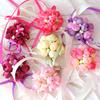 Wedding Bridesmaid Sisters Hand Wrist Corsage Flower Imitation Pearl Bracelet