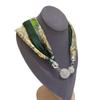 Four Seasons Available New Women's Scarf, Шарф, Магнитная пряжка, Шарф, Ожерелье, Универсальное украшение, Двойное назначение, Инкрустация бриллиантами