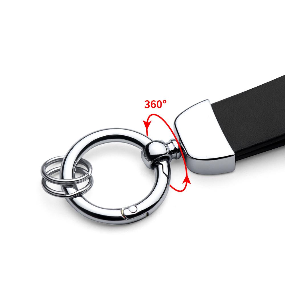 vmxlp0 Leather Metal Keychain Car Badge Keychain Key Holder Decor Accessories For Volvo XC90 XC60 V90 D2 S90 S80 S70 T5 T8 V40 V60 D6