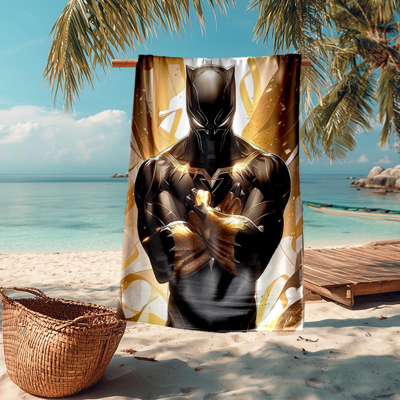 Ultra-Soft Beach Towel with Wolverine Theme,Ideal for Pool - Camping, Diving - Perfect Travel Essential, Vibrant Beach Towel.