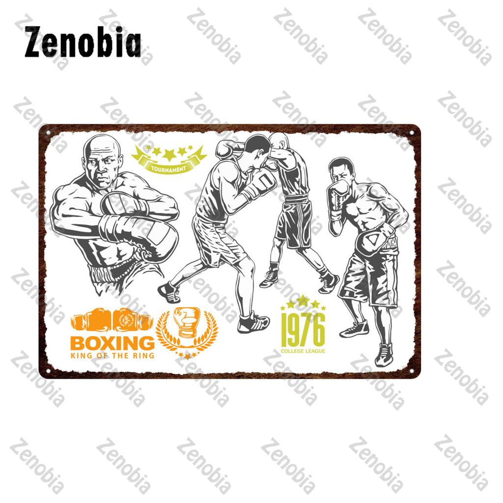 Металлический знак ММА, смешанные боевые искусства, бойцовский клуб, металлический плакат, жестяные знаки, винтажная табличка, декоративная тарелка, боксерский ринг, клуб, спортивный зал, декор