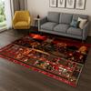 Retro Heroes of Might and Magic Map Game Carpet Rug for Bedroom Living Room Sofa Playroom Doormat Home Decor,Area Rug Non-slip