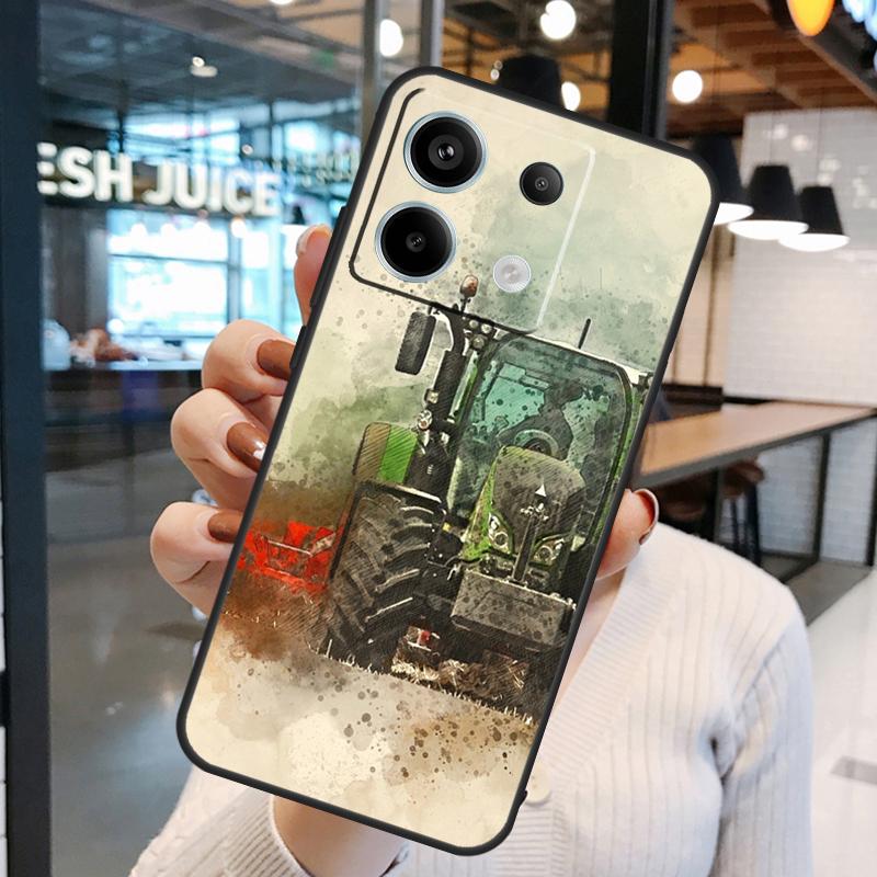 Чехол-трактор для Xiaomi Redmi Note 11 9 10 12 13 14 15 Pro Plus Redmi 15 15C 10C 12C 13C 14C