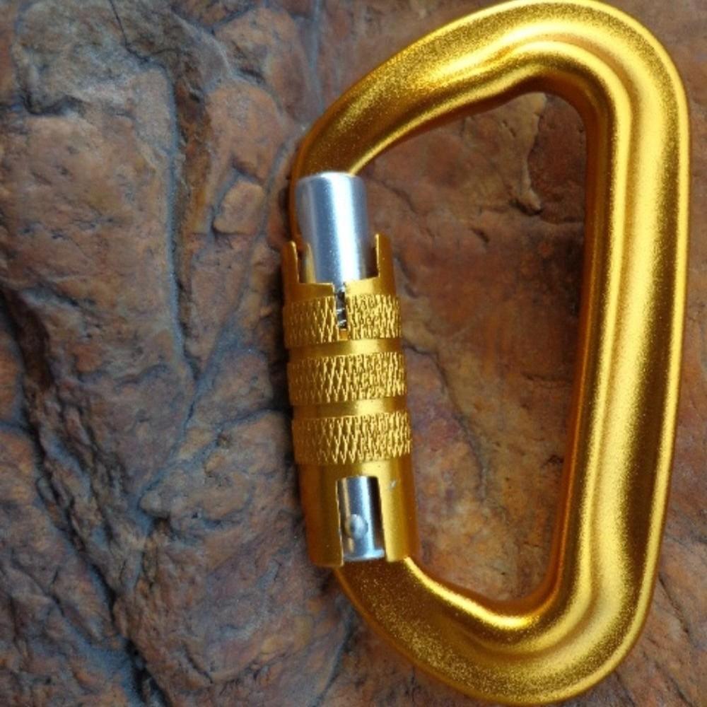 D-shaped Hammock Hook Aviation Aluminum Outdoor Sports Buckle Professional Carabiner  Fishing