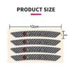AABIG1 4PCS Carbon Fiber Car Motorcycle Wheel Rim Decorative Stickers for Mercedes Benz W204 W205 AMG E210 E211 E212 E213 E214 W222