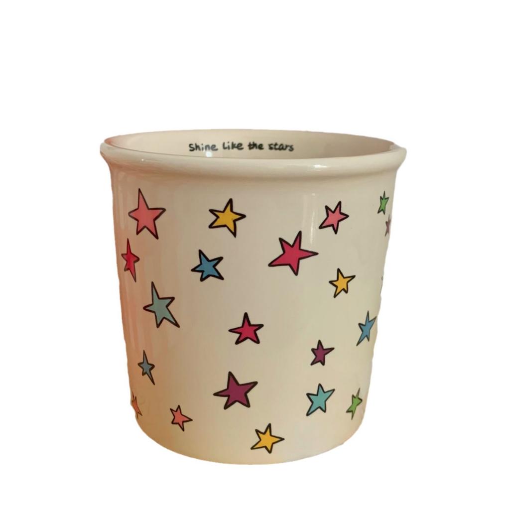 Цветная кружка-звезда с милой ручкой, керамическая чашка, кофейная чашка