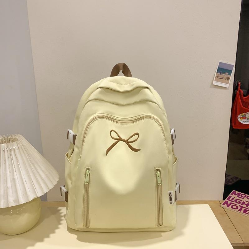 Large Capacity Girl Bow Backpack With College Style