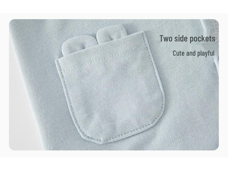Reversible Newborn Cotton Vest: Double-Layer, Sleeveless, Spring/Autumn Style