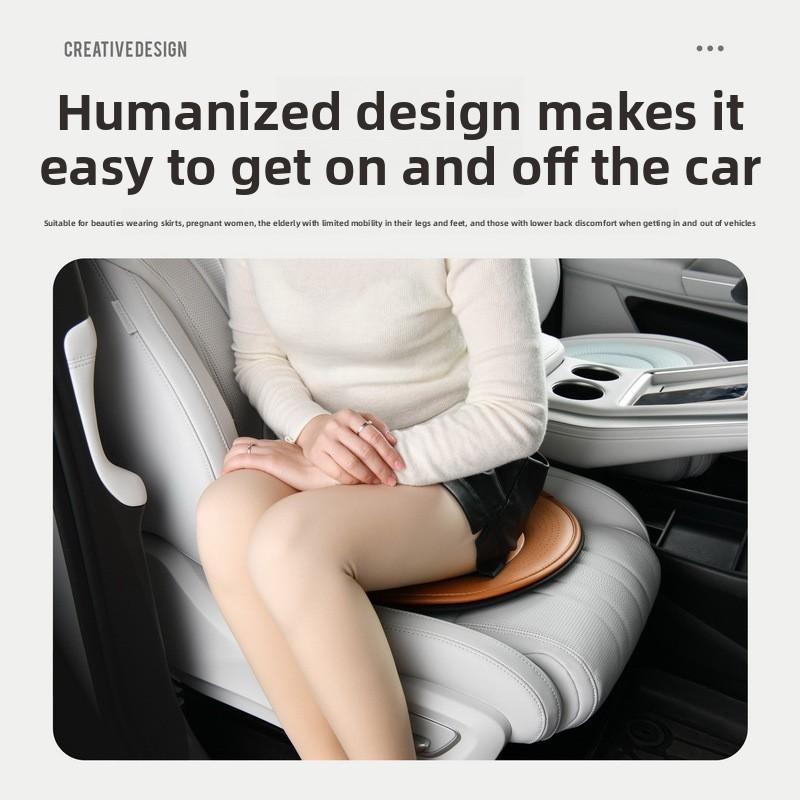 360 Degree Swivel Car Seat Cushion, Multifunctional Universal Car Pad for Elderly Pregnant Women