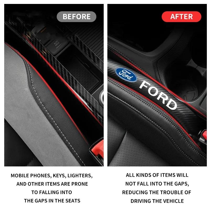 Hot New Car Seat Gap Plugging Inside Leakproof Strip Interior Modification For Ford Focus ST Ranger Mondeo Kugo Ecosport Fiesta