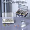 Monthly Pill Organizer Transparent Storage Box Food Grade BPA Free Large Capacity