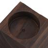 Candle Holder Trapezoid Wood Retro Table Decoration Ornament for Christmas Day Wedding