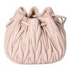 MIU MIU Matelassé Logo Lambskin Clutch Women Clutch Pink 5ND022_AFPP_F0236