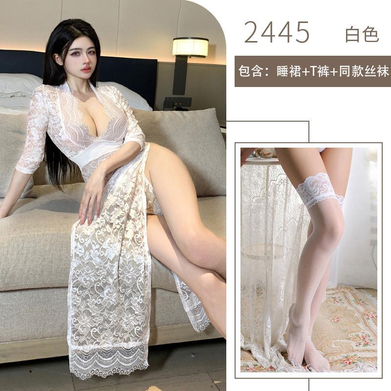 Сексуальное кружевное платье, горячая перспектива, бесплатное сексуальное нижнее белье, открытая грудь, открытый бок, соблазн королевской сестры